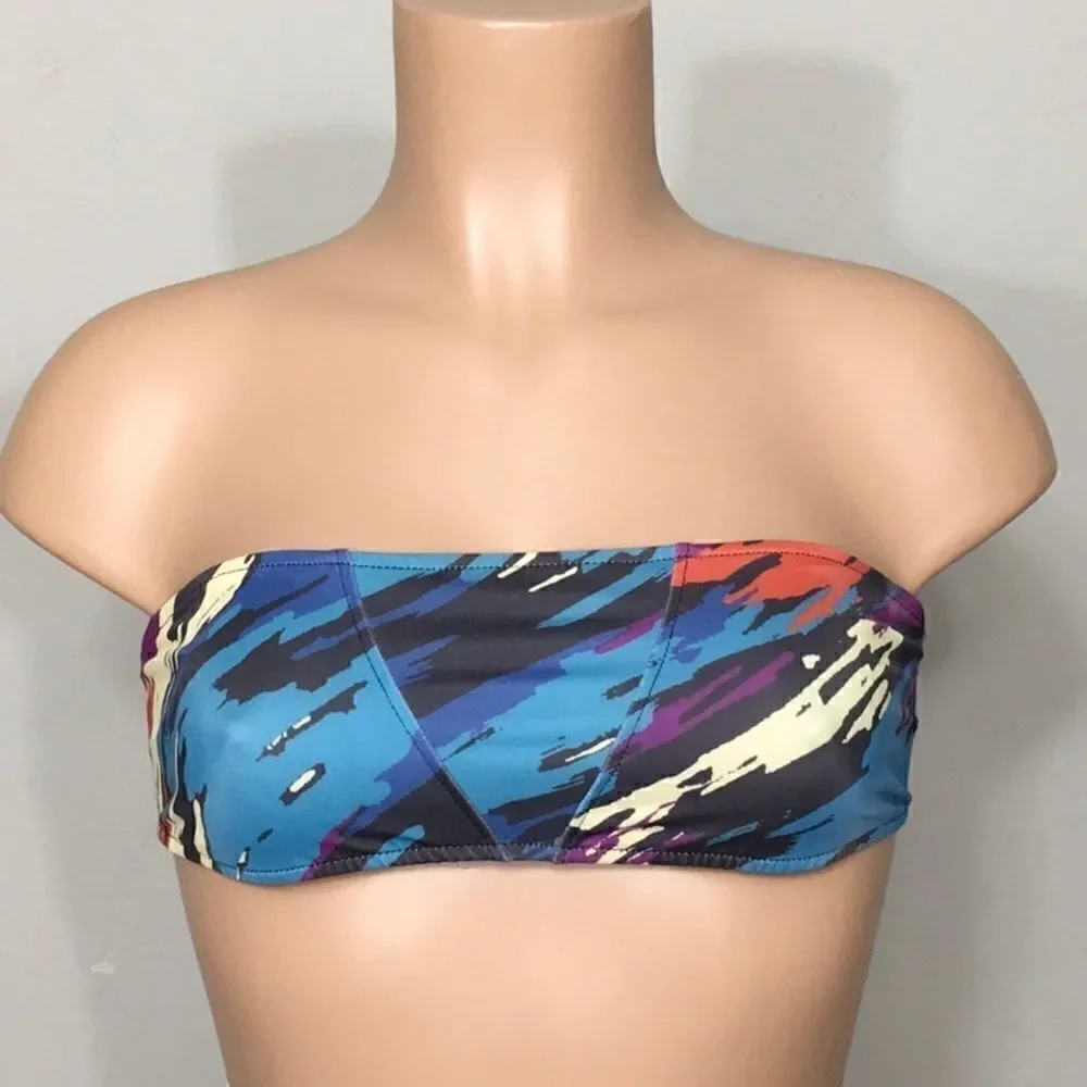 Rachel Pally Majorca bandeau bikini top. NWT